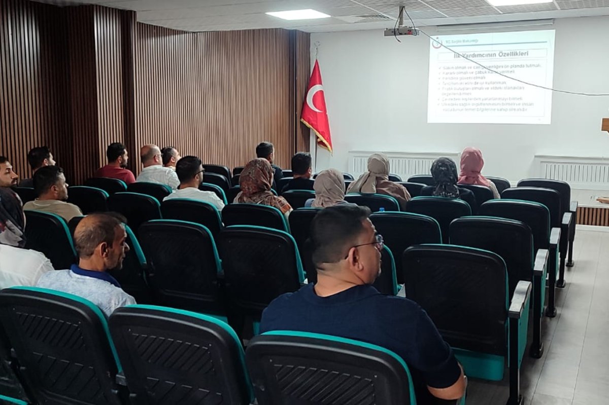 İş sağlığı ve güvenliği eğitimleri devam ediyor