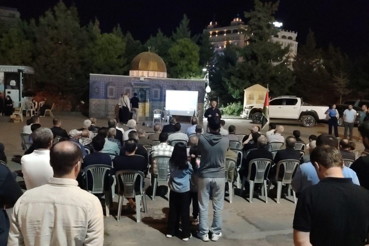Mardin halkı Sumud Filosu için meydanlarda bir araya geldi