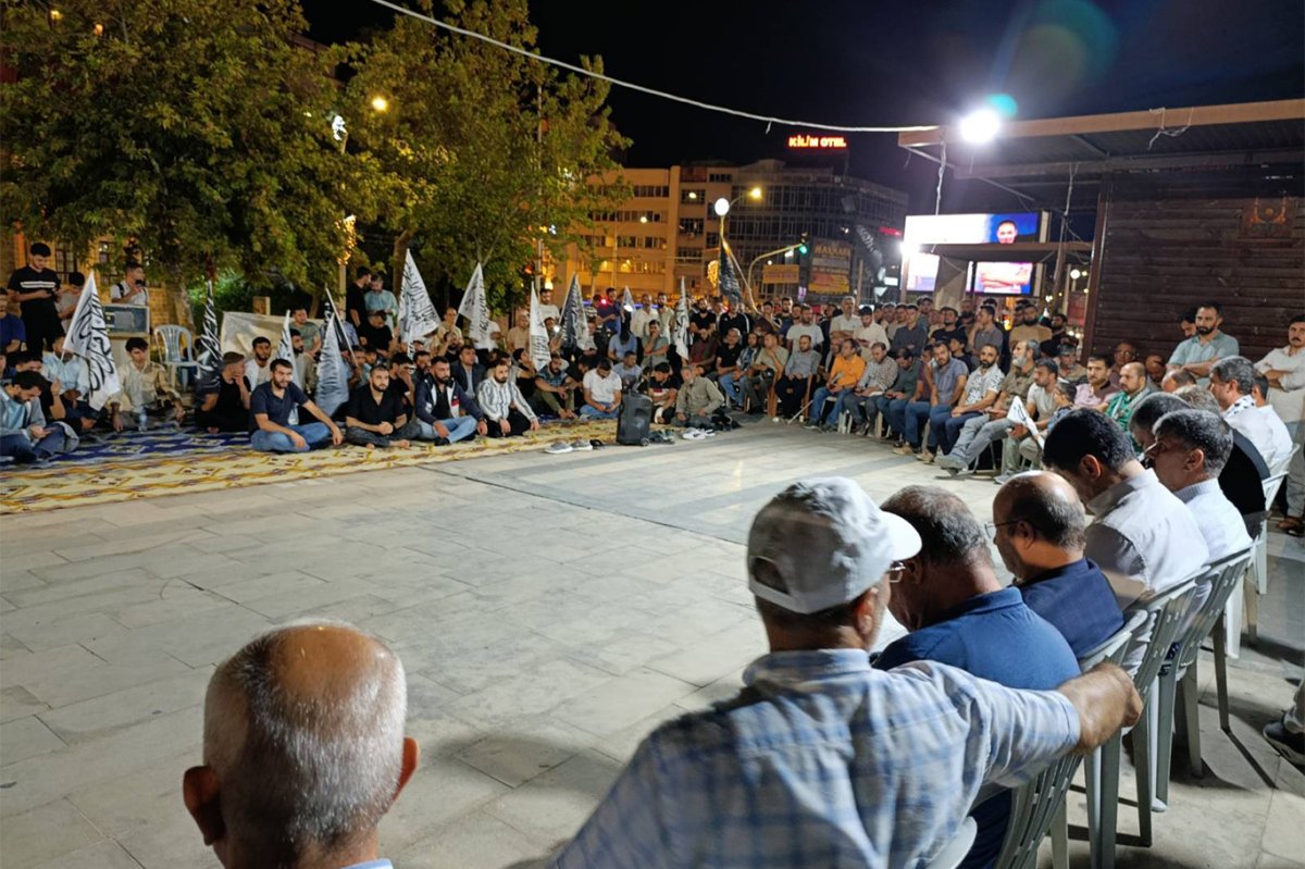 Şanlıurfa’da Sumud Filosuna destek nöbeti