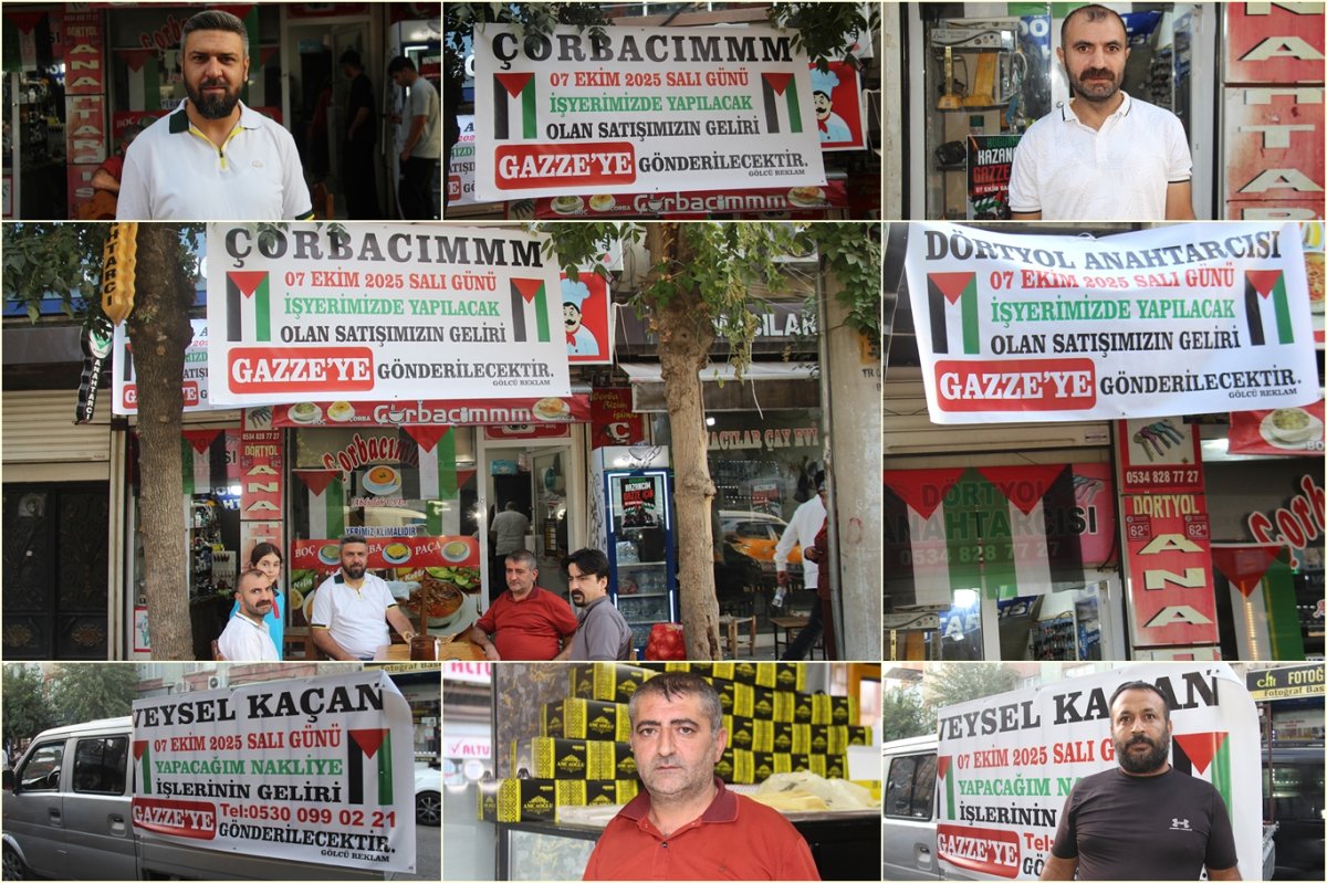 Esnaflardan ortak karar: 7 Ekim’de tüm gelirler Gazze’ye bağışlanacak