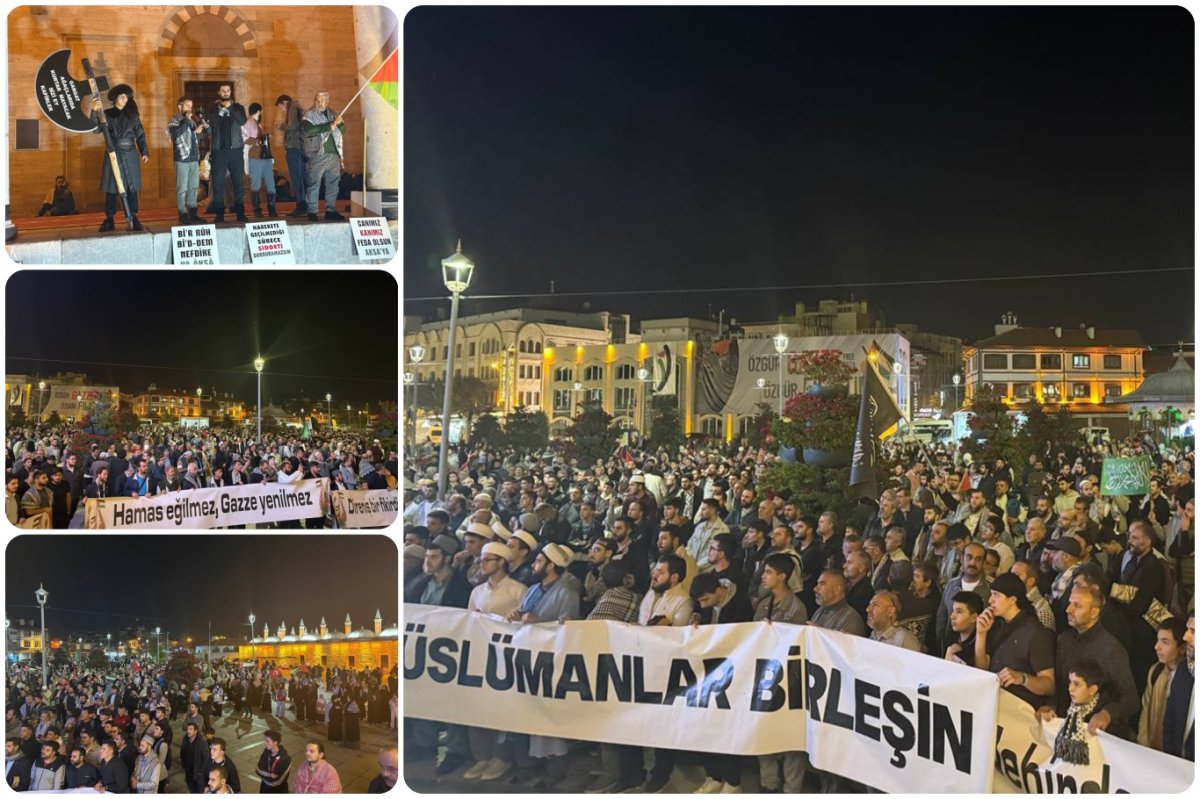 Konya'dan siyonistlerin Küresel Sumud Filosu'na müdahalesine tepki: Sumud onurumuzdur