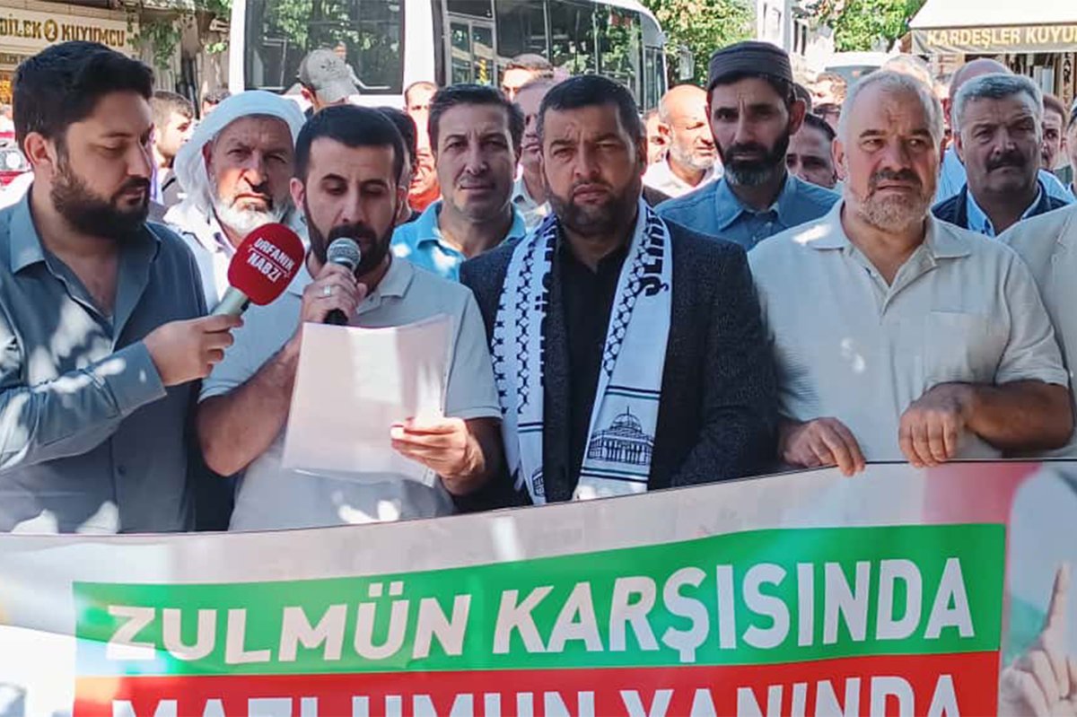 Şanlıurfa’da 'Sumud' vurgusu: Asla vazgeçmemek, her şeye karşı direnmek demek
