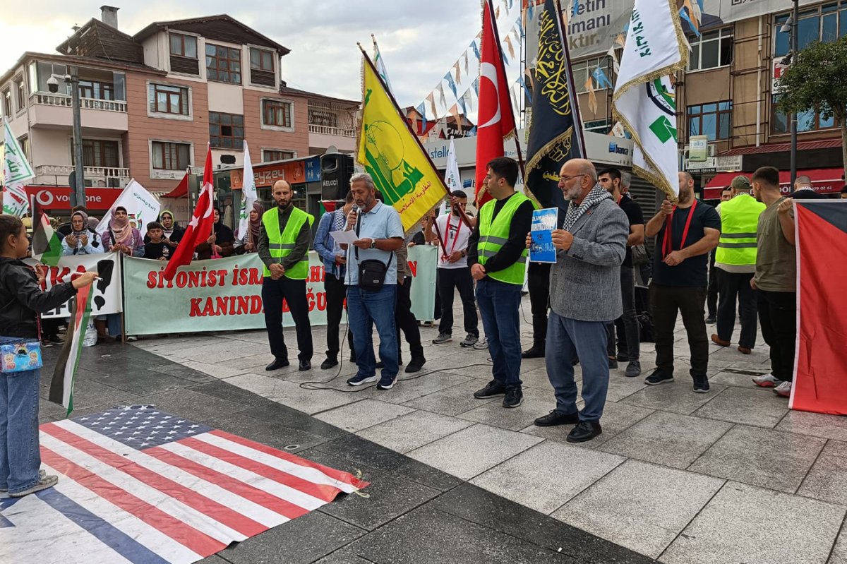Sakarya'da Gazze ve Sumud Filosu için yürüyüş