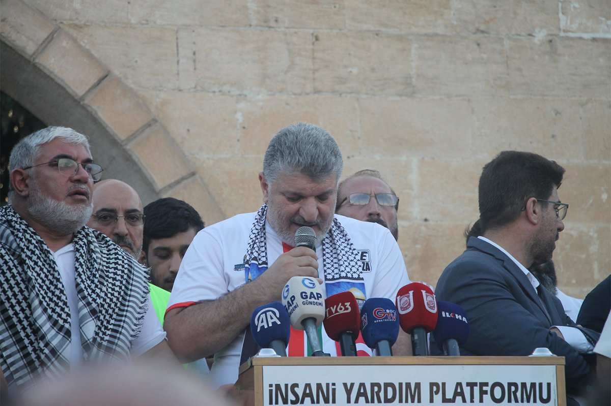 Şanlıurfa’da ‘Gazze’ye vefa, Sumud’a destek’ yürüyüşü düzenlendi