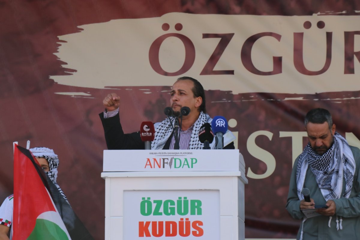 Ankara’da Gazze için 'Kararlılık Yürüyüşü': Yüz binlerce kişi tek yürek oldu