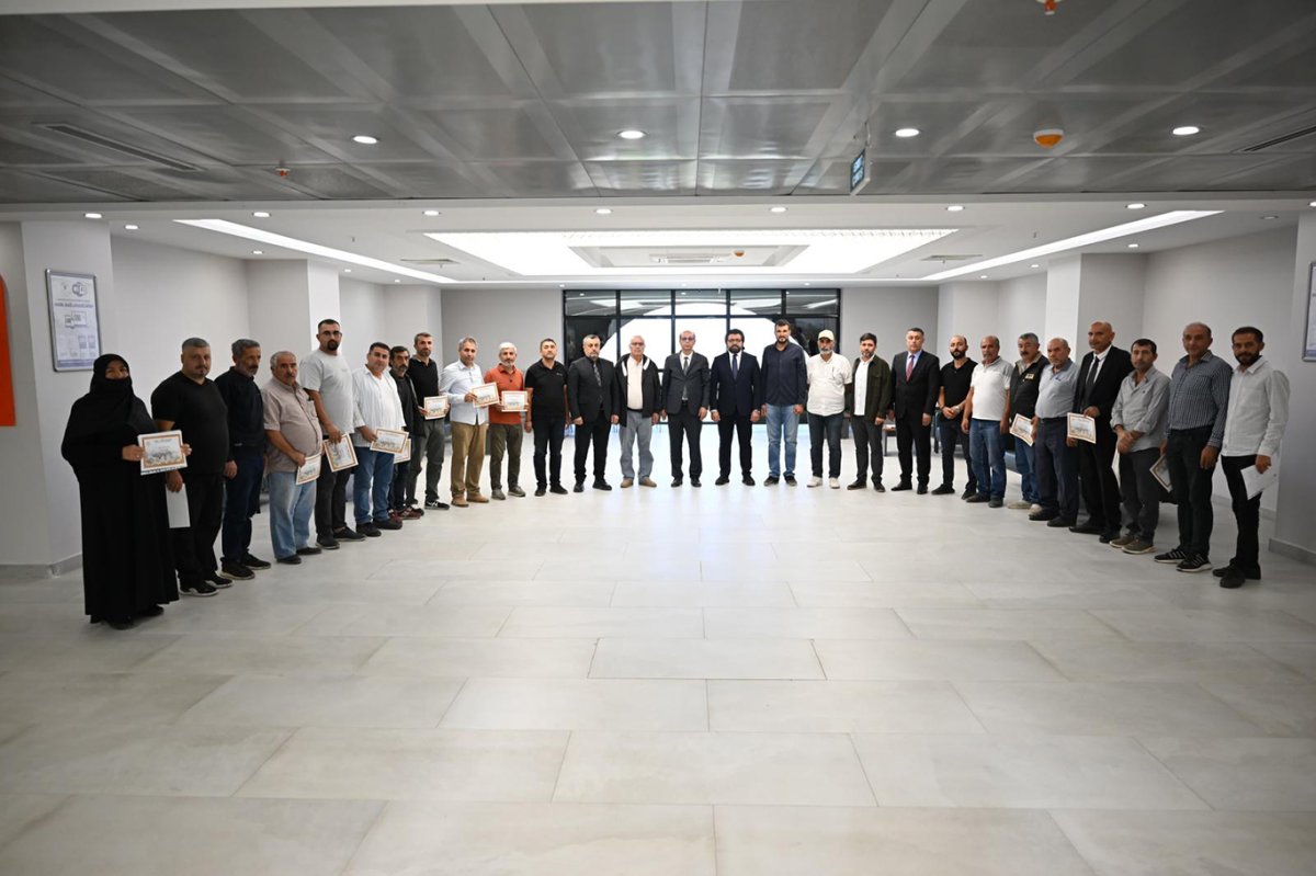 Malatya'da "Ana Arı Yetiştirme" kursunu tamamlayan kursiyerler ağırlandı