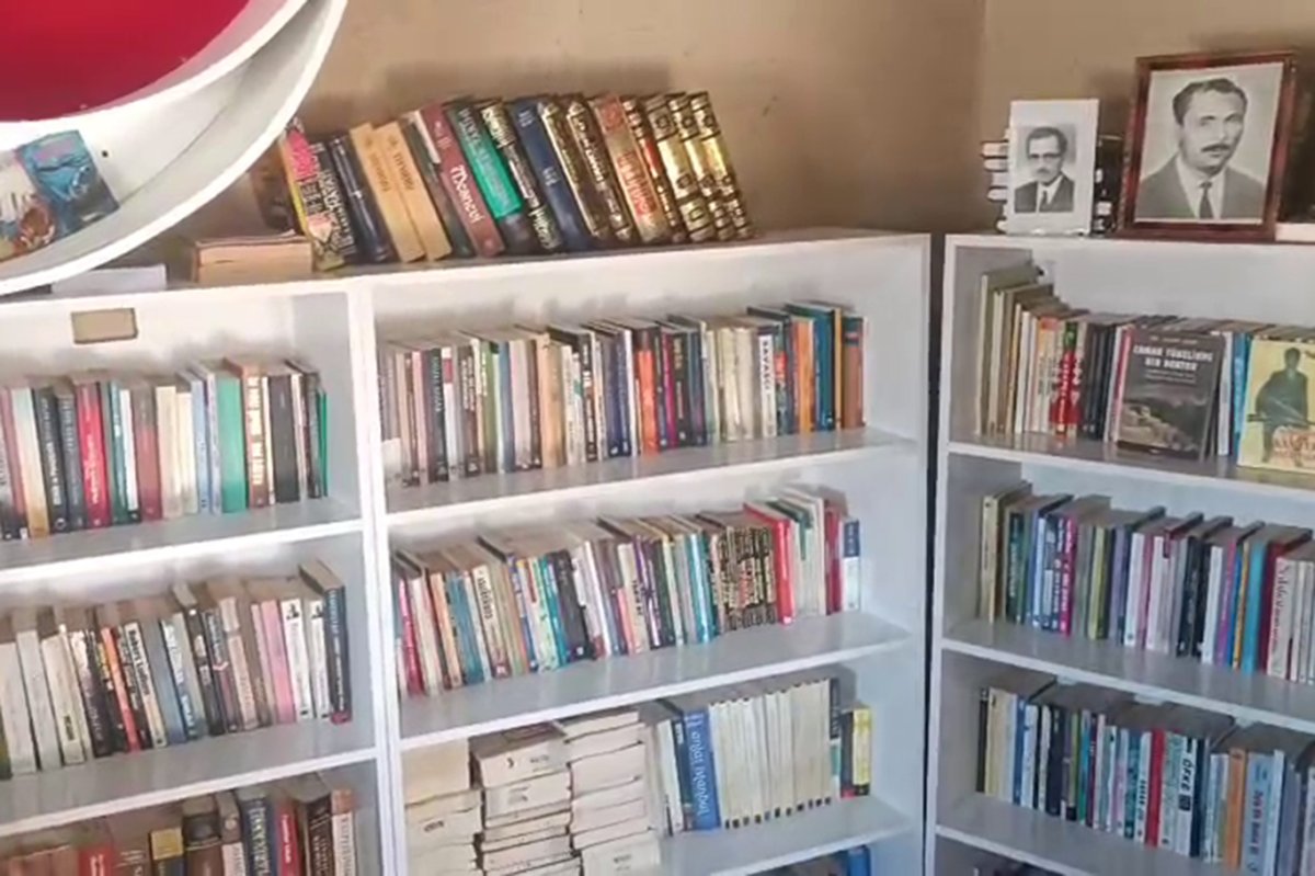 Tarihi konak okuma salonu oldu