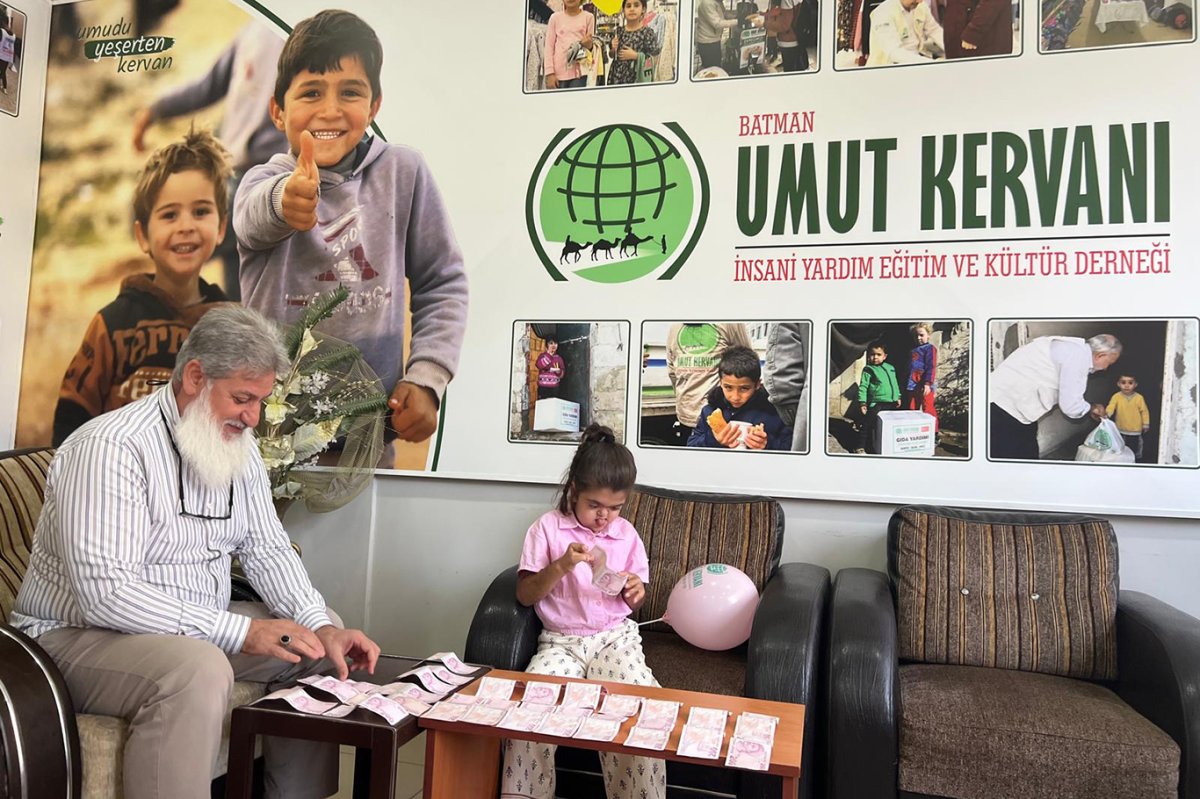 Küçük Sara’dan Gazze’ye büyük bir kalp