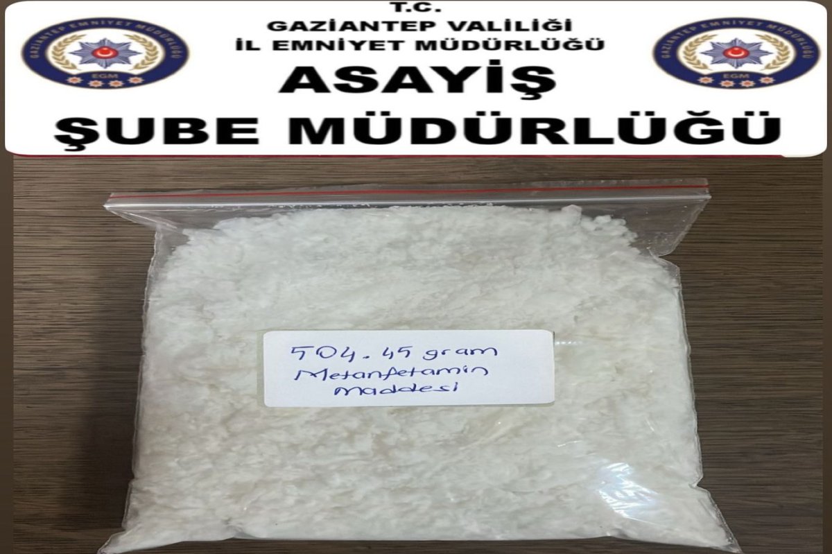 Gaziantep'te uyuşturucu operasyonu: Bir gözaltı