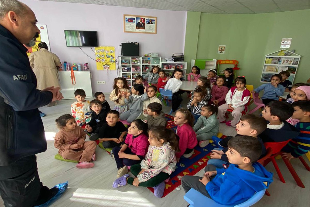 Bingöl’de okullarda afet farkındalık eğitimi verildi