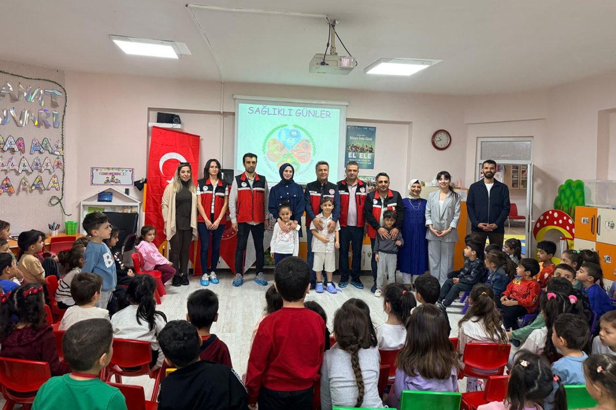 Batman'da miniklere gıda bilinci aşılandı