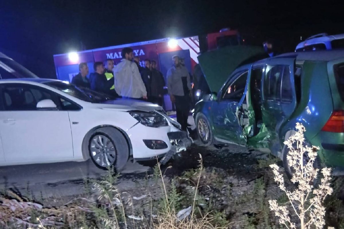 Malatya'da zincirleme kaza: 2 yaralı