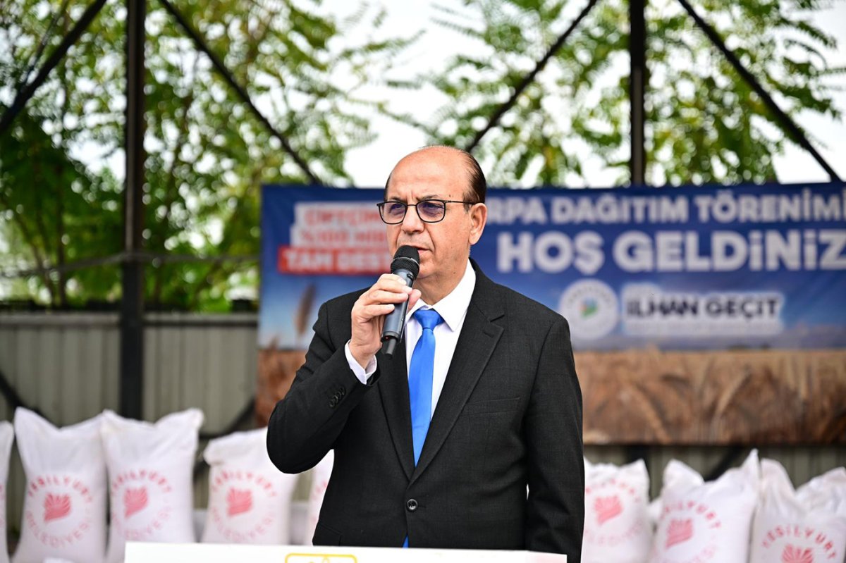 Malatya'da küçükbaş hayvan yetiştiricilerine 50 ton arpa desteği