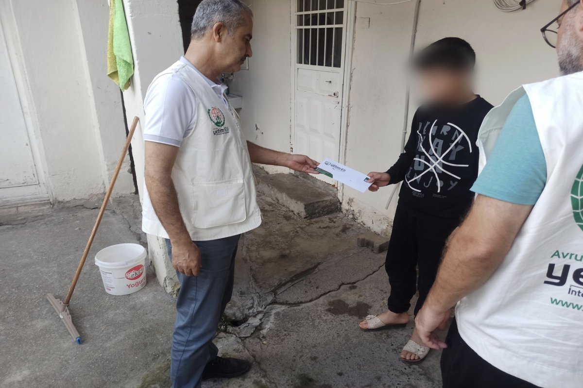 Avrupa Yetimeli’nden Hatay’da yetim ve ihtiyaç sahiplerine nakdi destek