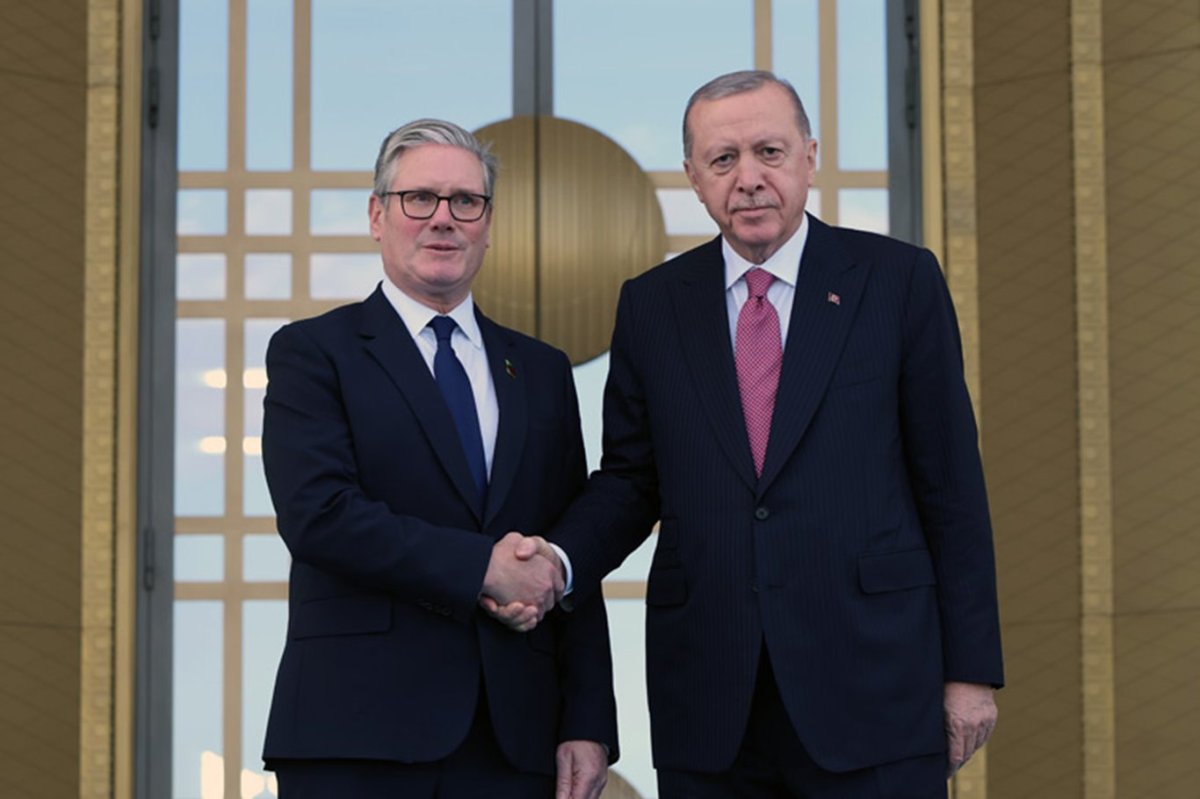 İngiltere Başbakanı Starmer Cumhurbaşkanlığı Külliyesinde
