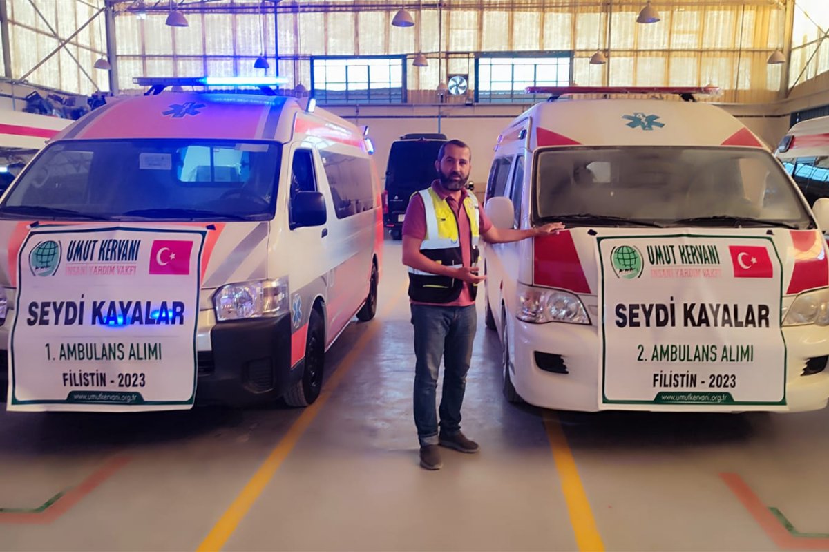 192 milyon liralık yardımla Gazze'ye umut taşıdılar
