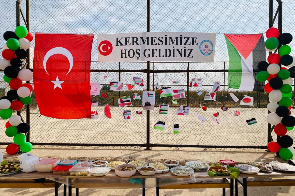 Şanlıurfa’da okullardan Gazze’ye anlamlı destek
