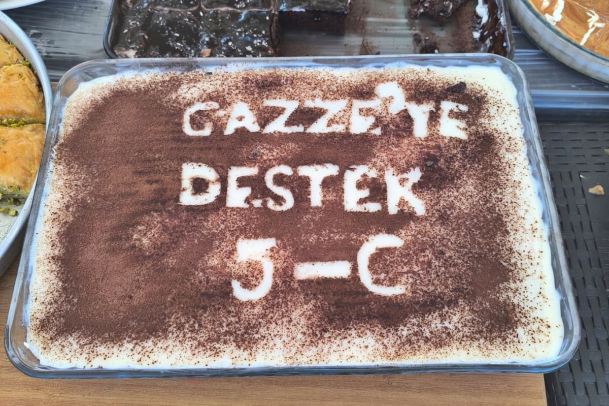 Şırnak’ta öğrencilerden Gazze için kermes etkinliği