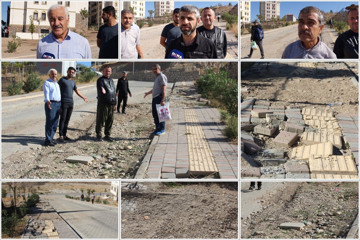 TOKİ sakinlerinden bozuk yol tepkisi: Defalarca başvurduk, belediyeden ses yok