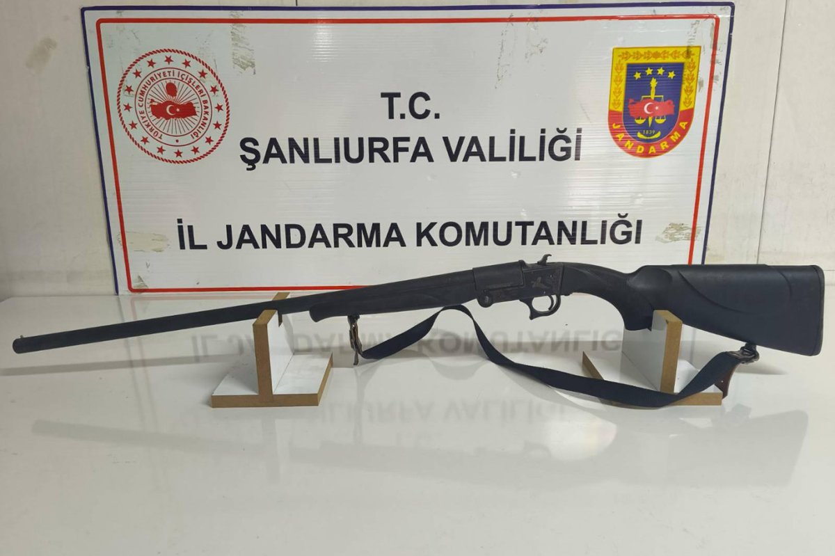 Şanlıurfa’da ruhsatsız silah operasyonu