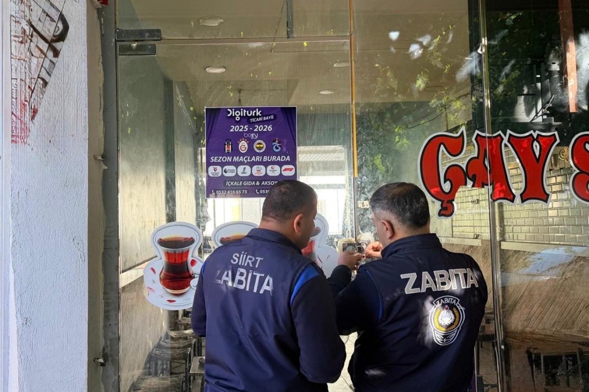 Siirt’te 340 iş yeri kontrol edildi, 2 işletme geçici olarak kapatıldı