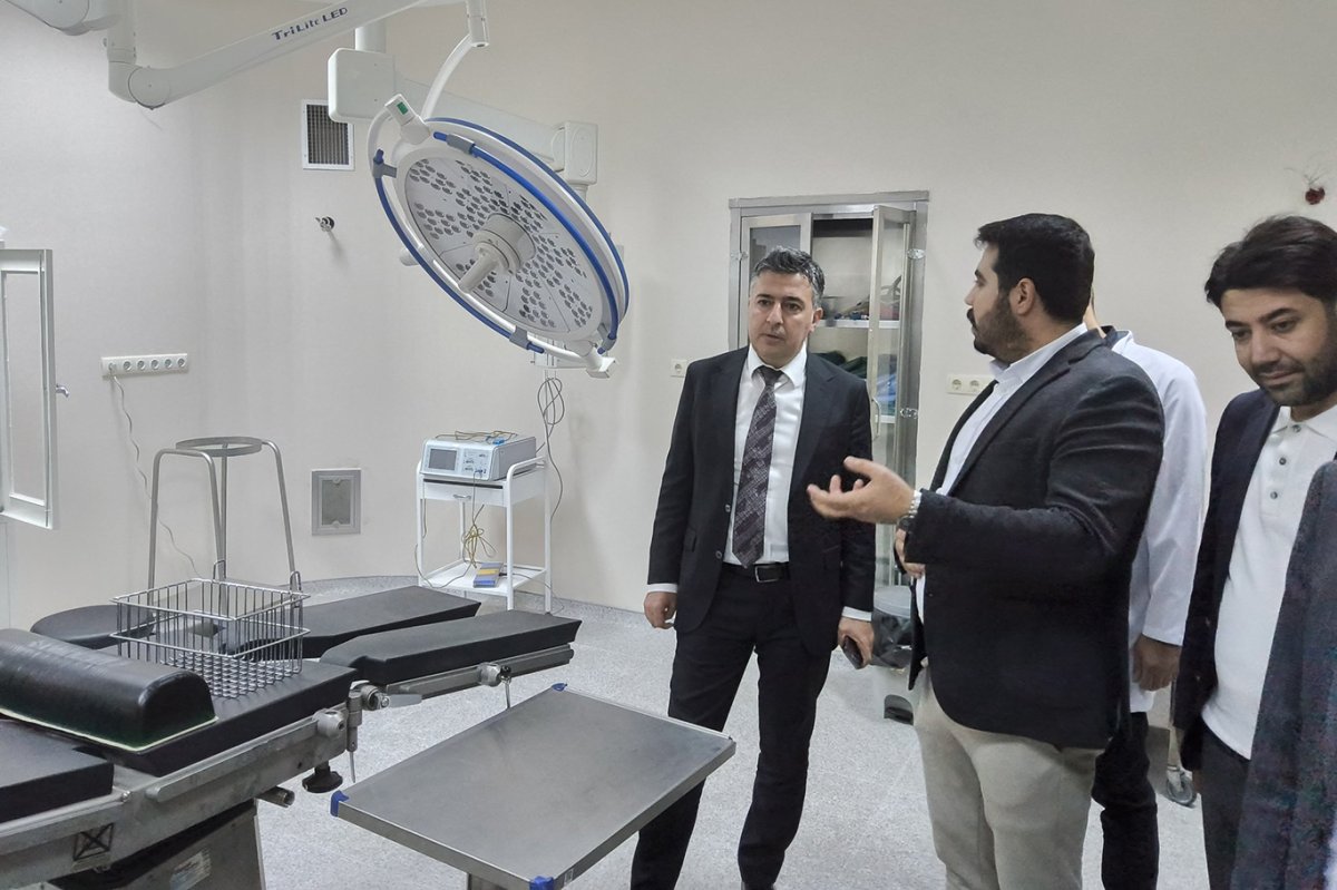 Gercüş Devlet Hastanesi'nde incelemelerde bulunuldu