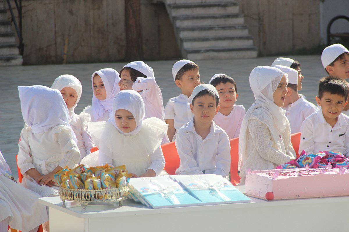 Cizre'de 4-6 yaş Kur'an kursu öğrencileri için "Bed-i Besmele" programı düzenlendi