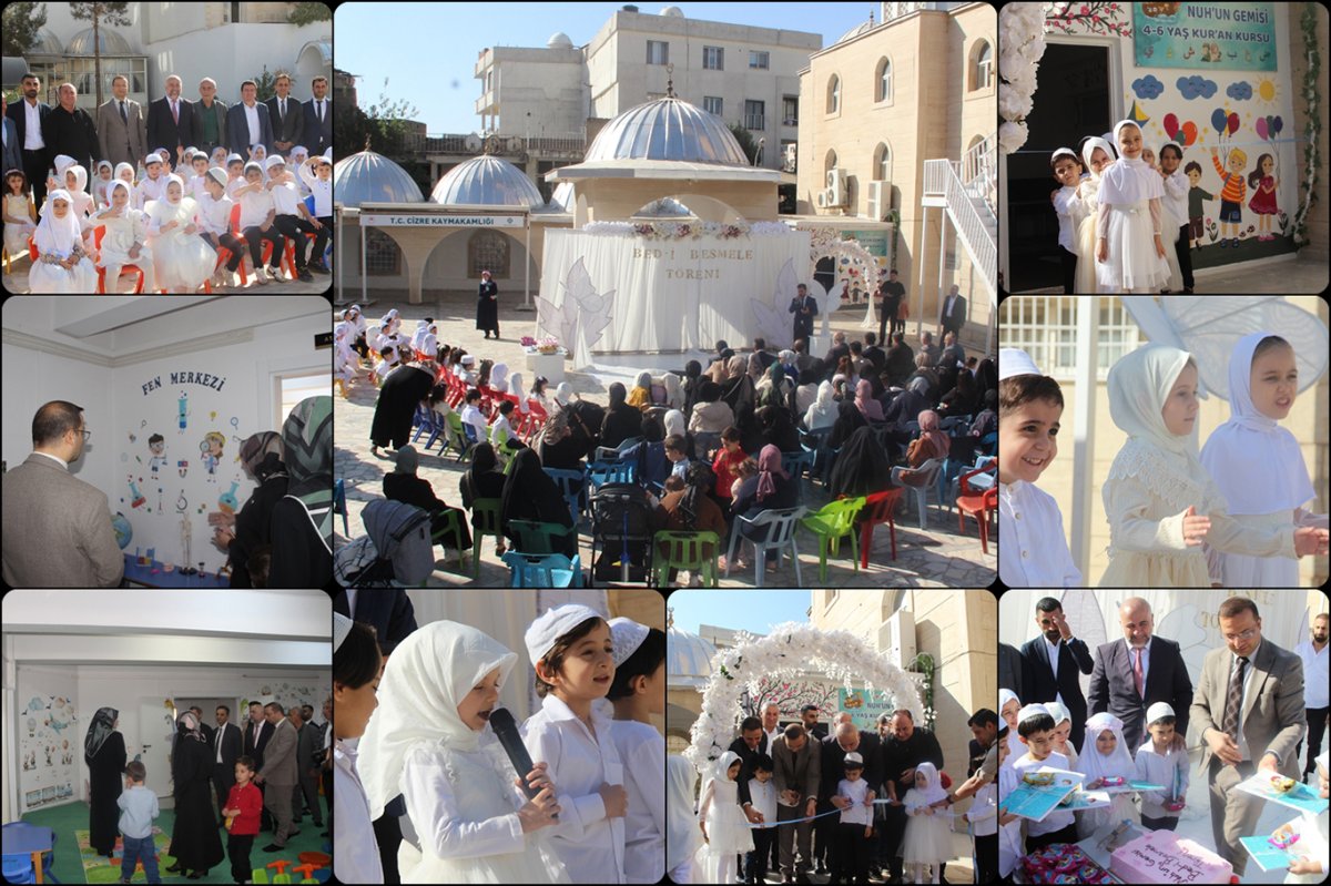 Cizre'de 4-6 yaş Kur'an kursu öğrencileri için "Bed-i Besmele" programı düzenlendi
