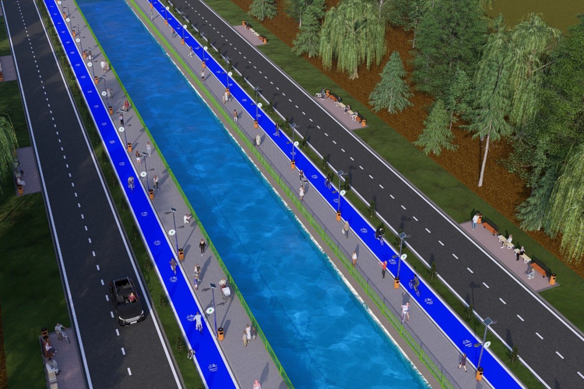 Malatya'da bisiklet ve yürüyüş yolu projesi çalışmaları devam ediyor