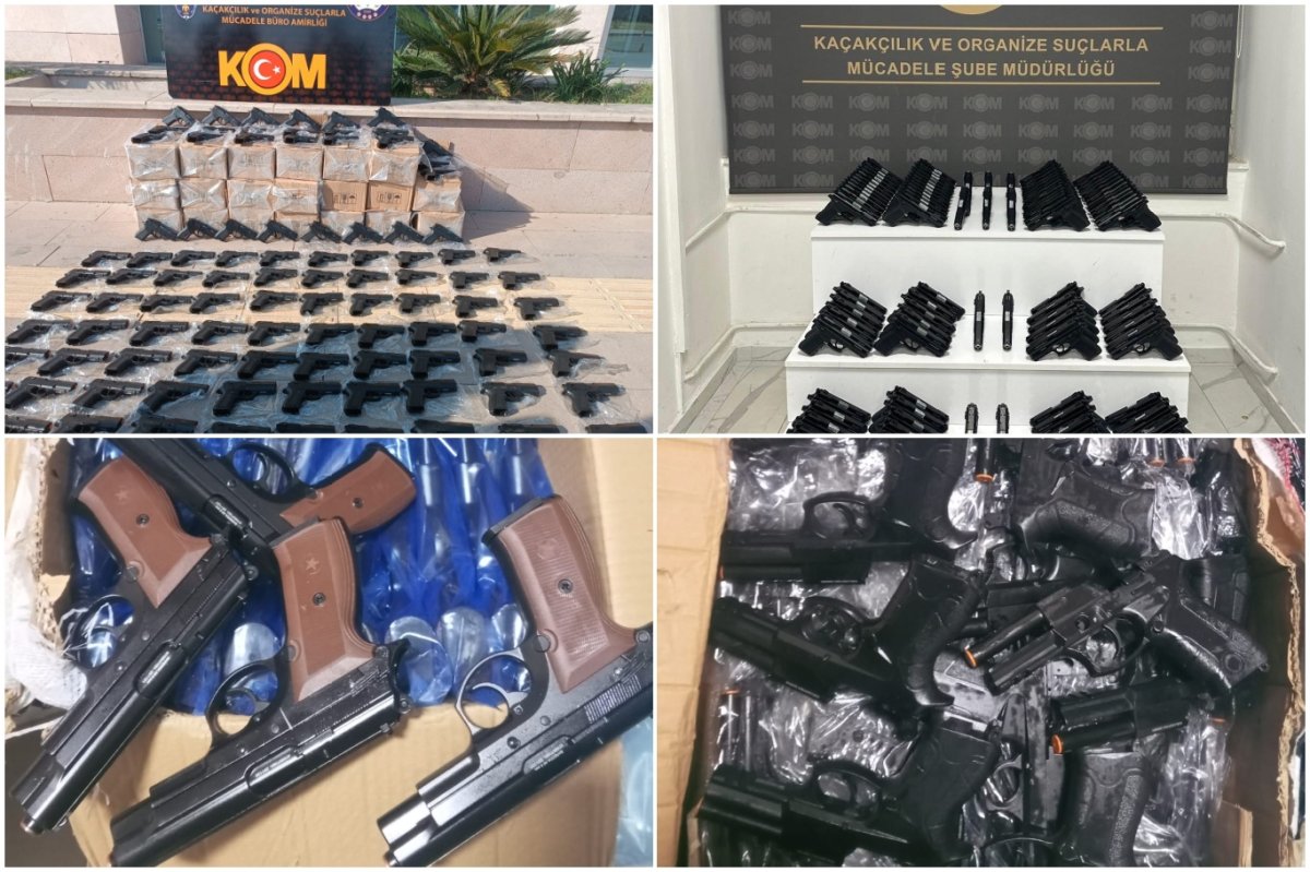 Konya dahil 6 ilde silah kaçakçılarına operasyon: 21 şüpheli yakalandı