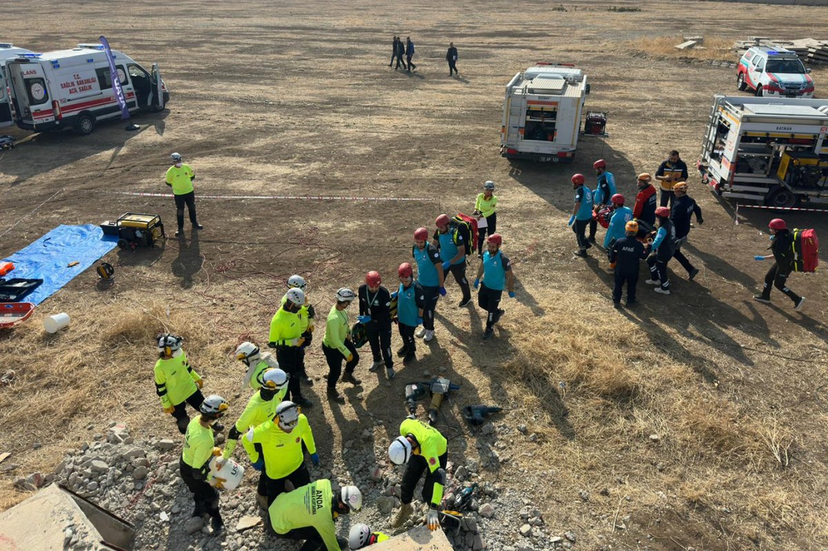 Batman'da TAMP 2025 tatbikatı tamamlandı