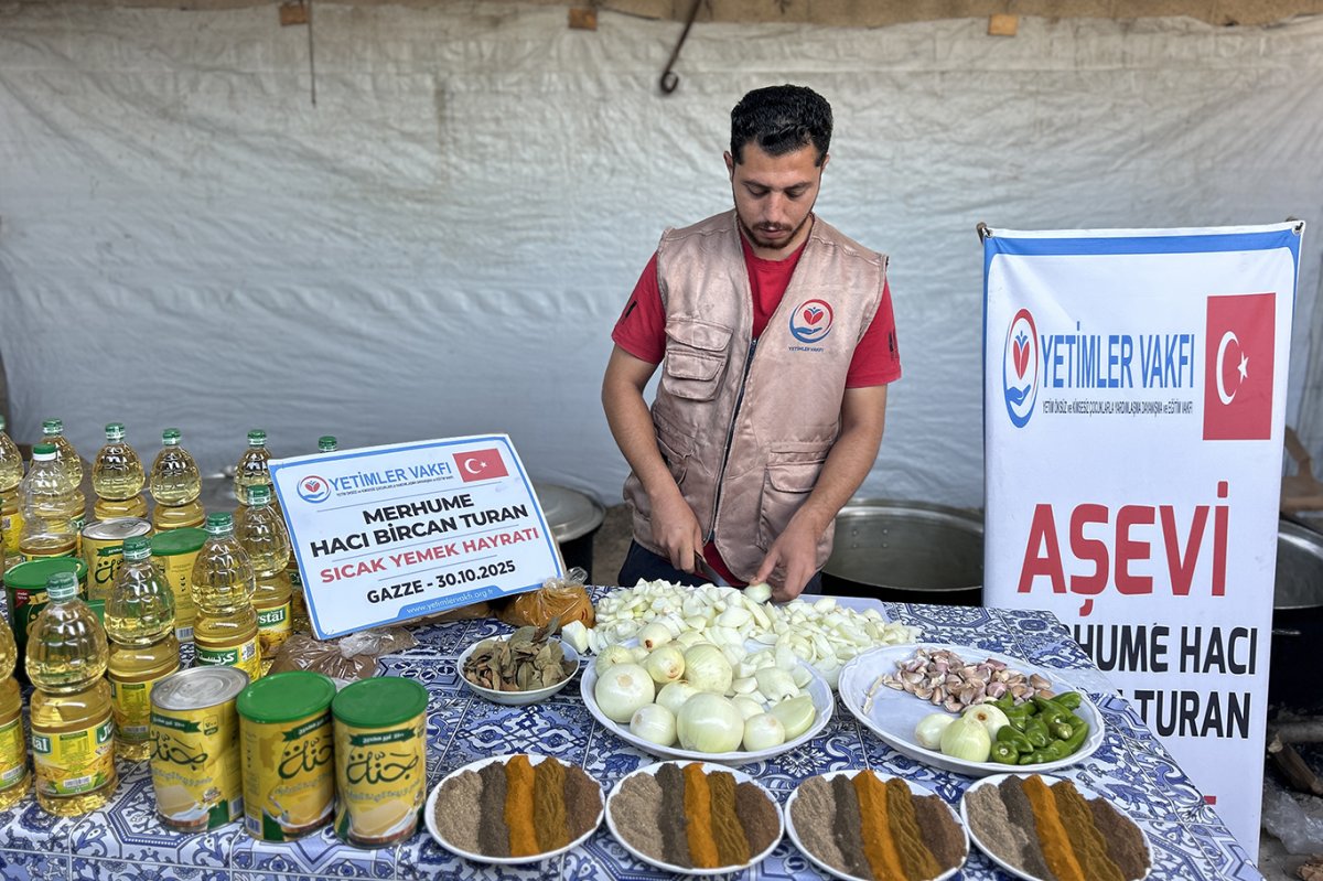 Yetimler Vakfı hayırseverlerin sofralarını Gazze'ye taşımaya devam ediyor
