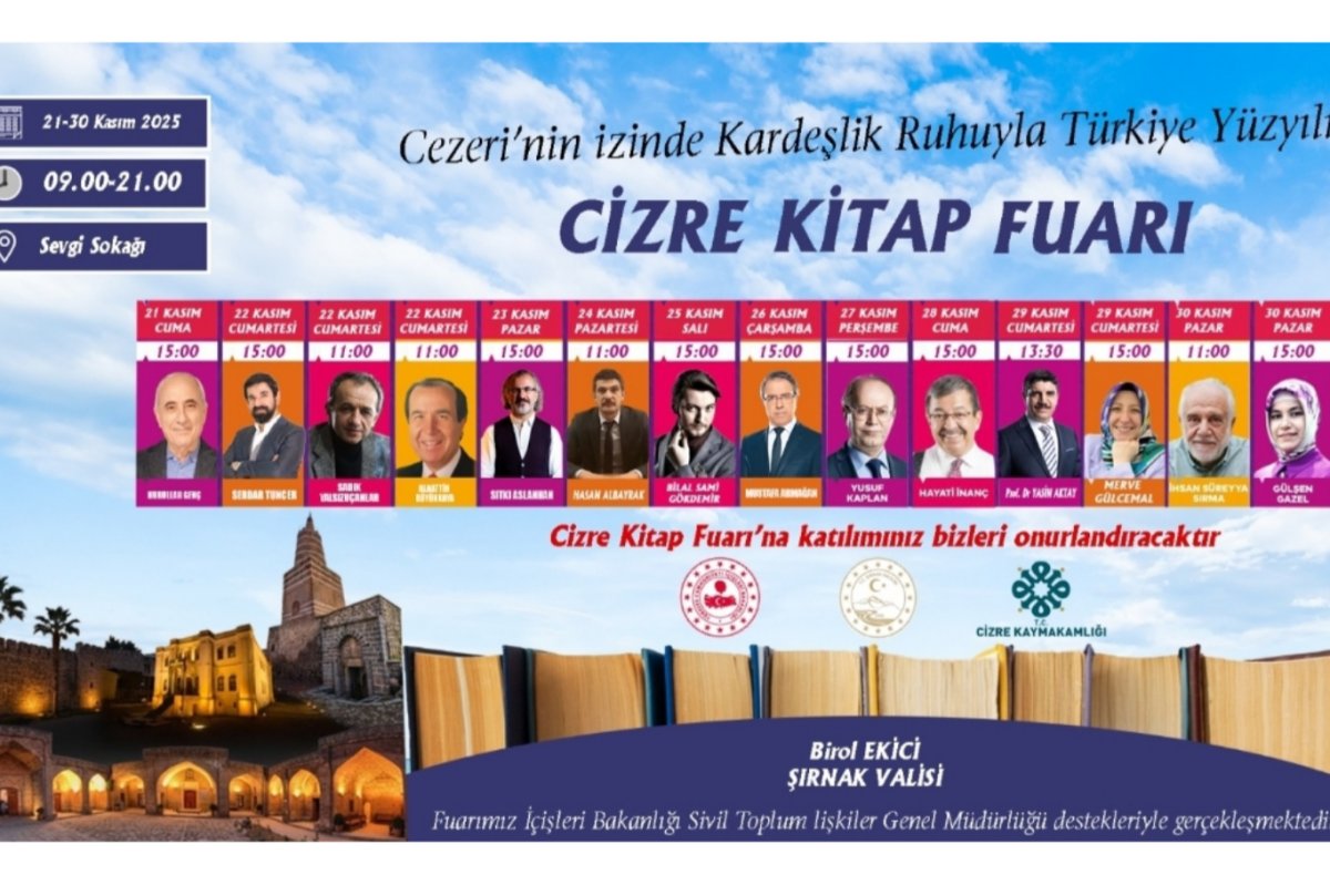 Cizre'de kitap fuarı düzenlenecek