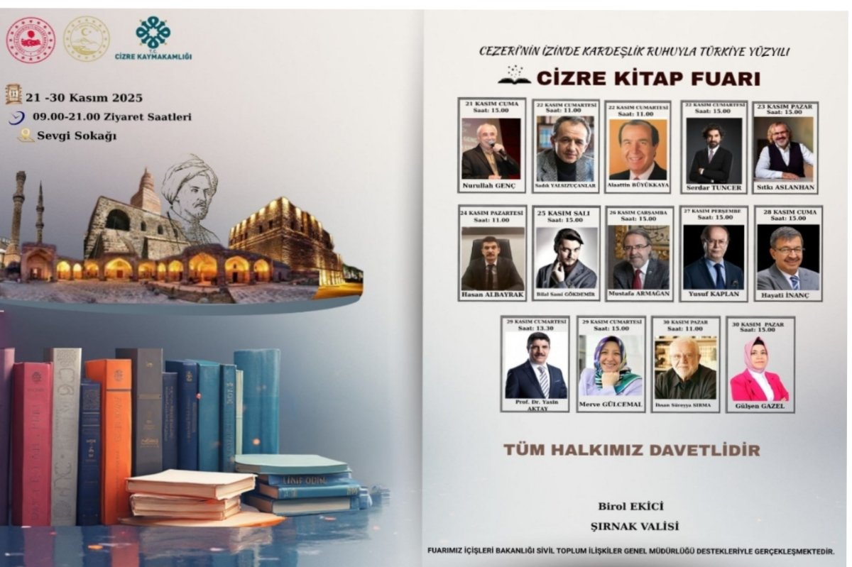 Cizre'de kitap fuarı düzenlenecek