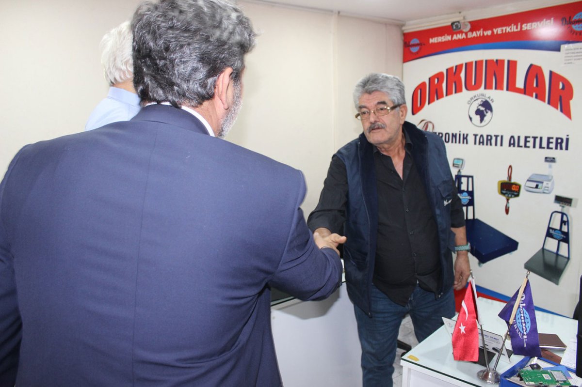 HÜDA PAR heyetinden Toroslar esnafına ziyaret