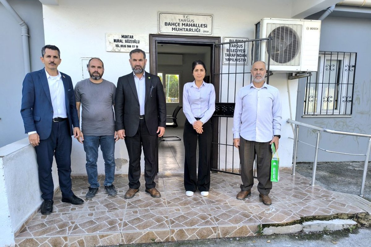 HÜDA PAR Tarsus İlçe Başkanlığından muhtar ziyaretleri