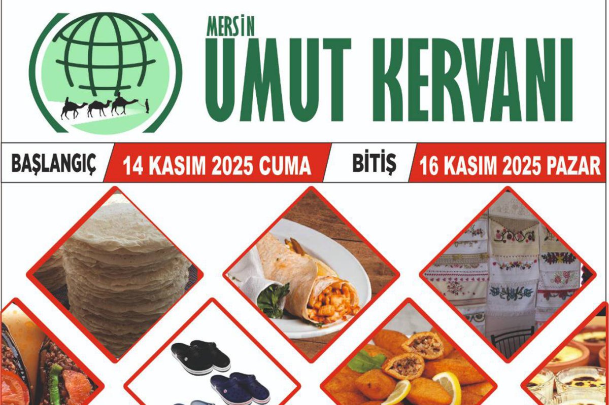 Mersin Umut Kervanı’ndan muhtaçlar yararına hayır kermesi