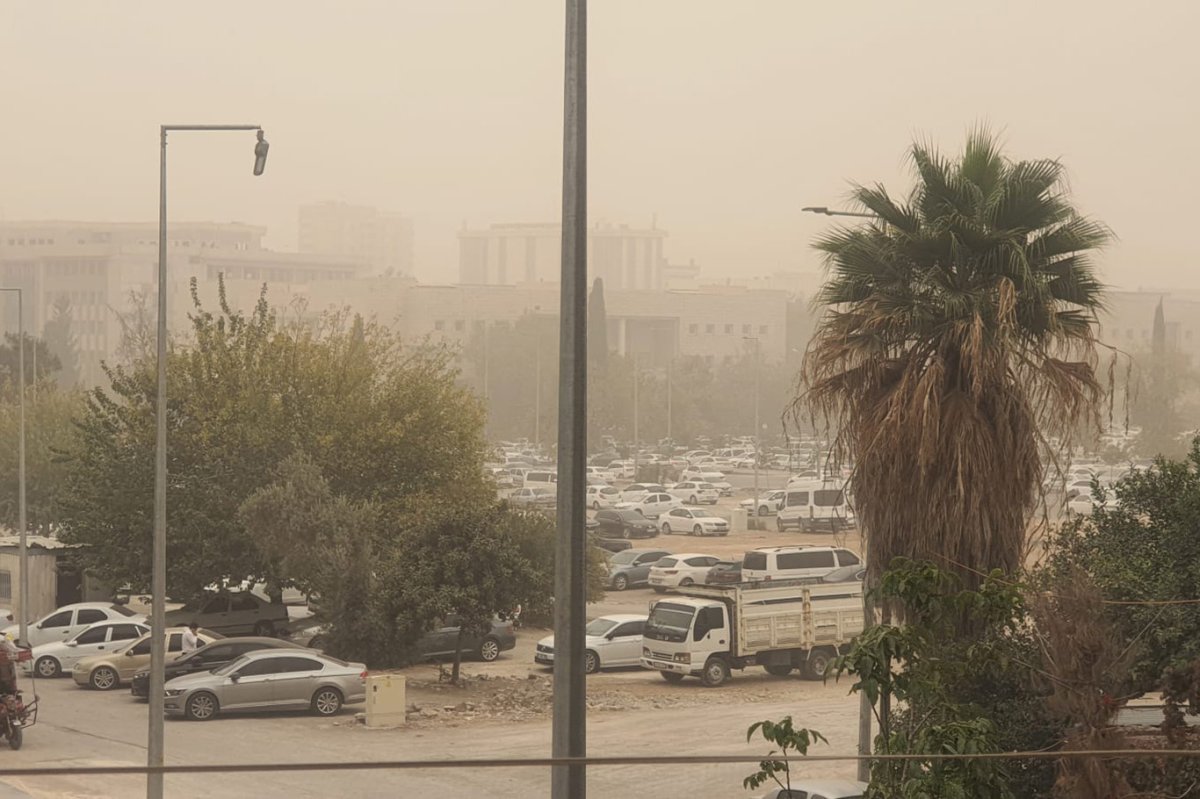 Şanlıurfa’da anlık toz fırtınası uyarısı