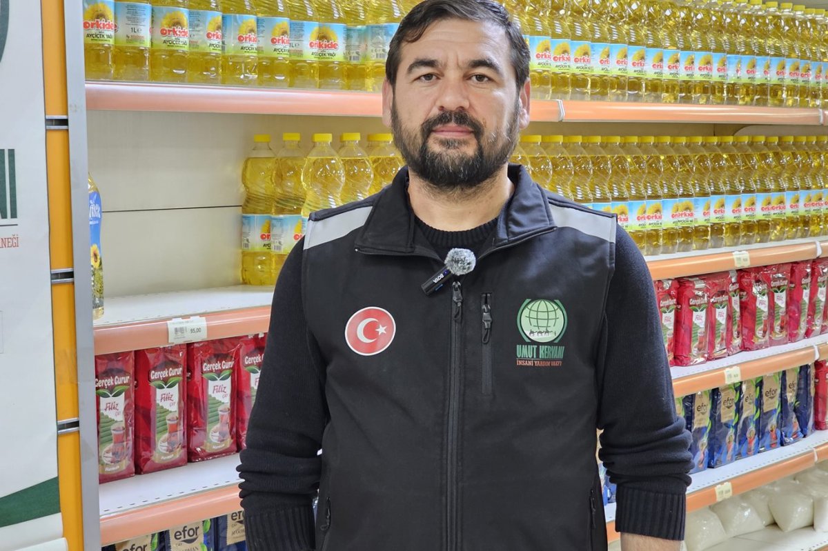 Umut Kervan'ından sosyal market kartıyla Bursa'da yüzlerce aileye yardım