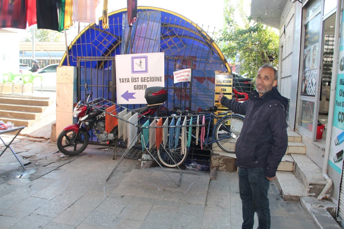 Batman'da Tren Garı alt geçidi kapalı, esnaf ve vatandaş çalışmaların hızlanmasını bekliyor