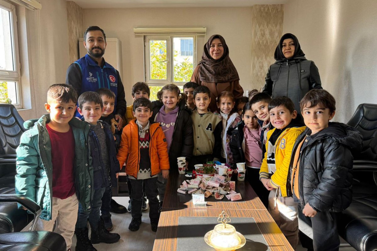 Minik yüreklerden Gazze'ye anlamlı destek