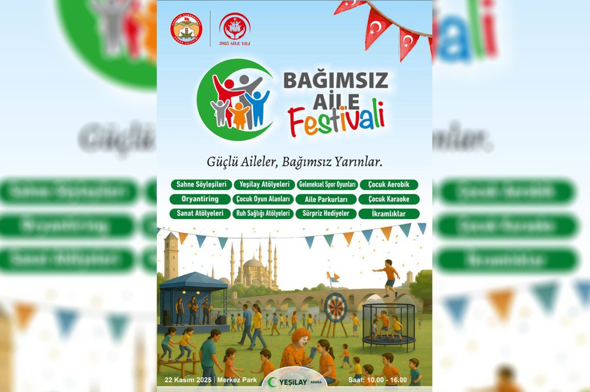 Adana'da "Bağımsız Aile Festivali" düzenlenecek