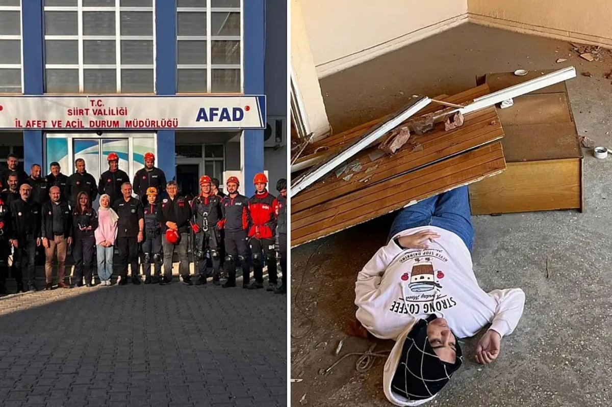 Siirt’te 14 kurumun katıldığı geniş çaplı afet tatbikatı yapıldı