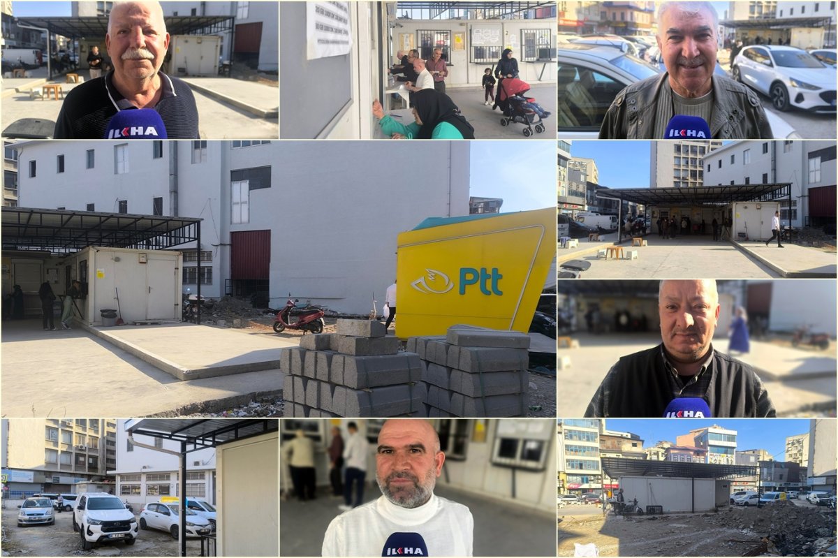 Adana halkı: Koskoca şehrin yeterli postane binası yok, konteyner yapı yerine kalıcı bir postane binası istiyoruz