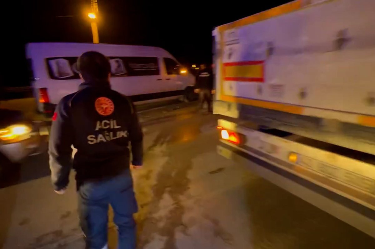 Elazığ'da zincirleme kaza: 1 yaralı