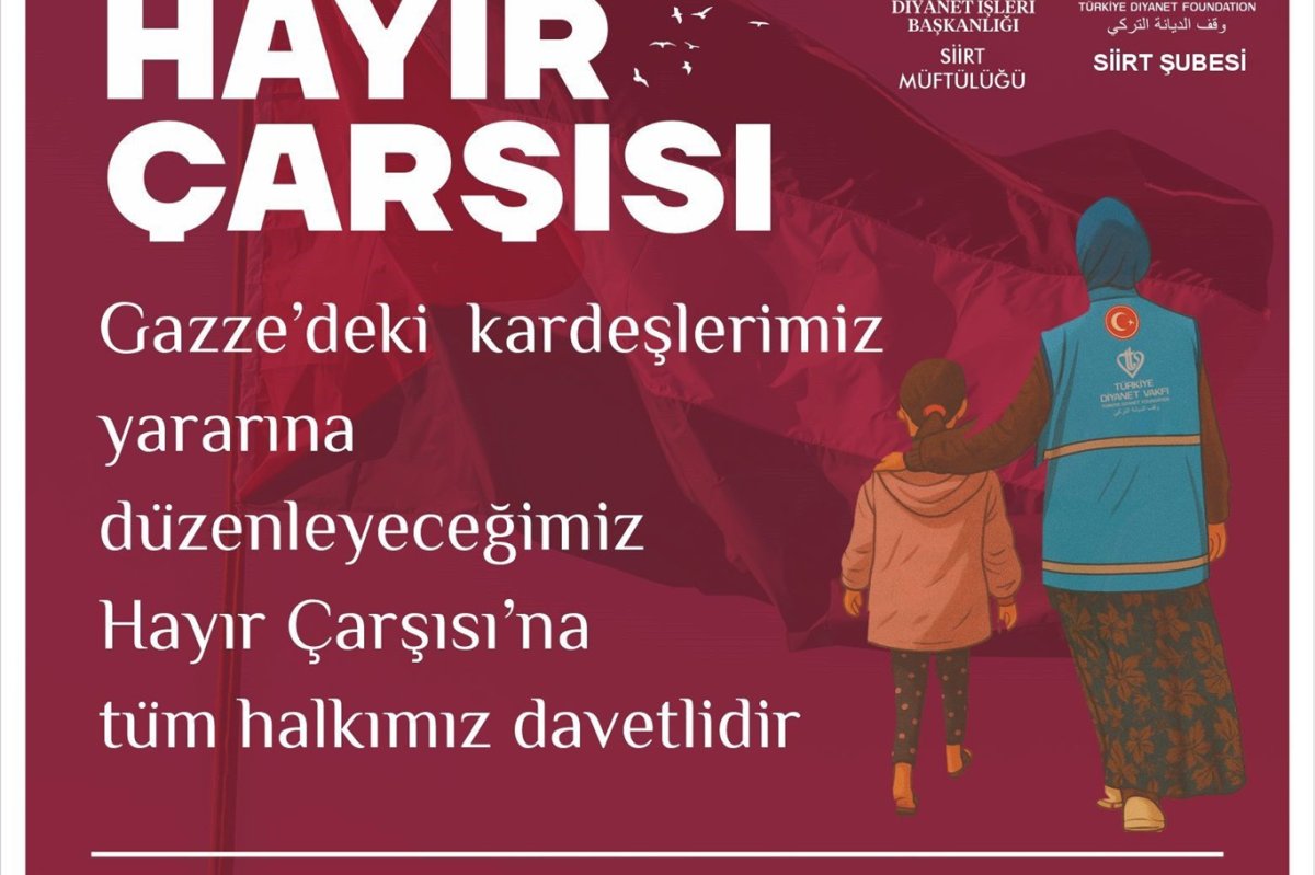 Gazze yararına düzenlenecek hayır çarşısına davet