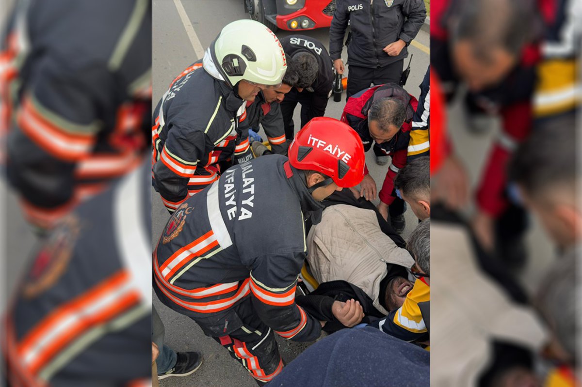 Malatya'da kamyonet ile kamyon çarpıştı: 1 yaralı