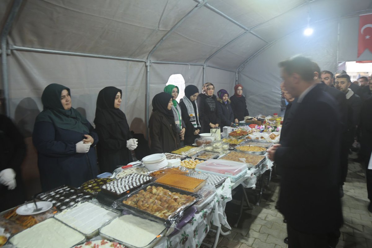 Darende'de Gazze'ye destek kermesi