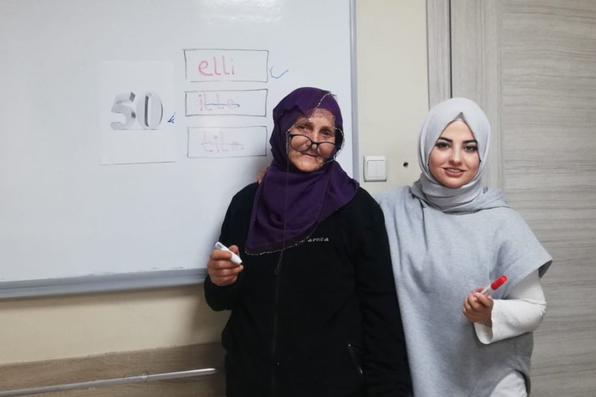 Kadınlara yönelik okuma yazma kursu devam ediyor