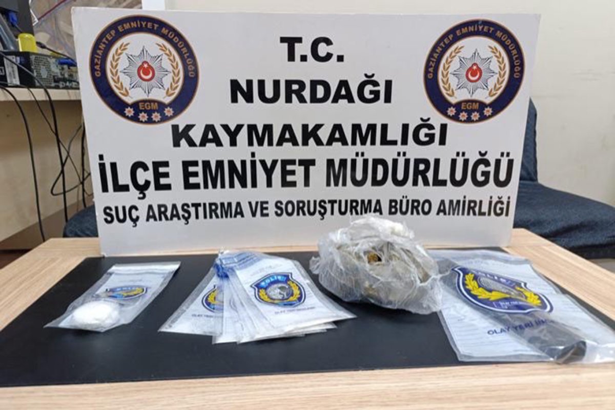 Gaziantep’te uyuşturucu operasyonu: 3 şüpheli yakalandı